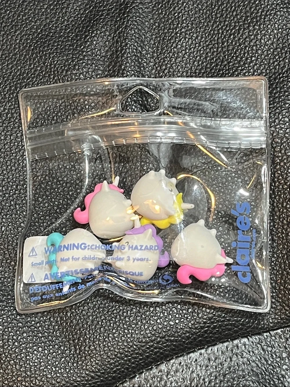 Claire’s NWT Unicorn Novelty Eraser Set | 5 Cute Mini Erasers